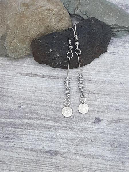 All Silver Earrings