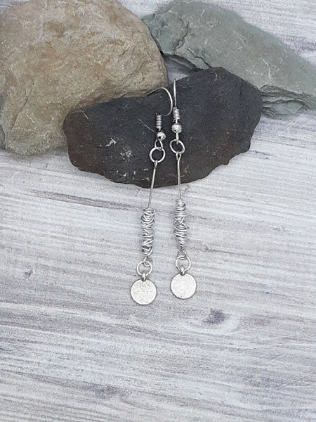 All Silver Earrings