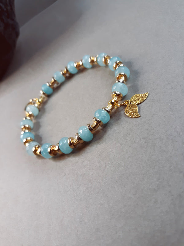 Aqua and Leaf