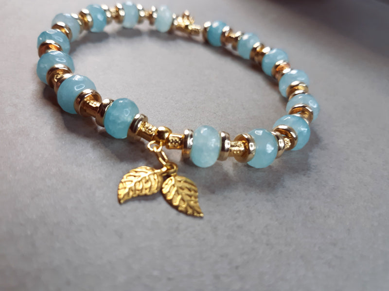 Aqua and Leaf
