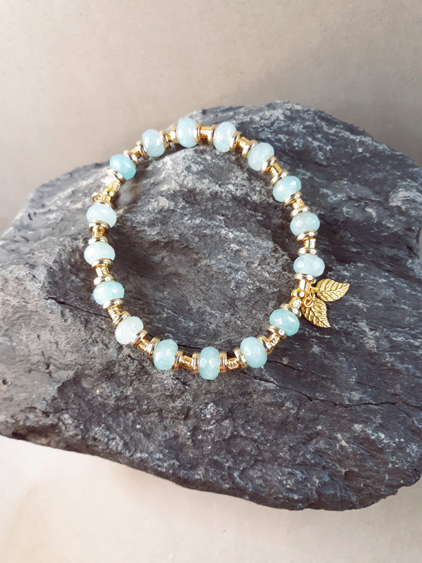 Aqua and Leaf