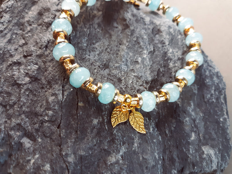 Aqua and Leaf