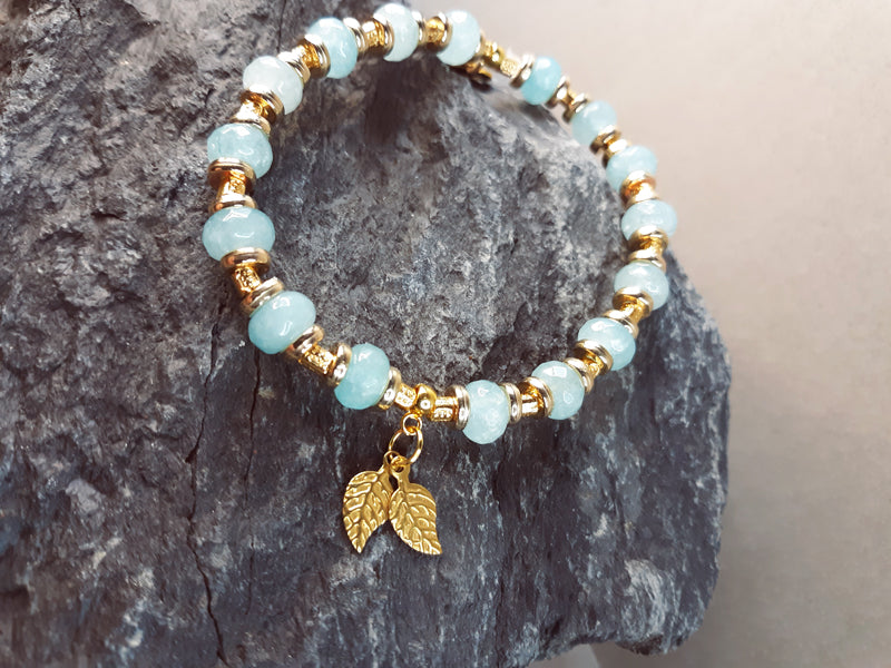 Aqua and Leaf
